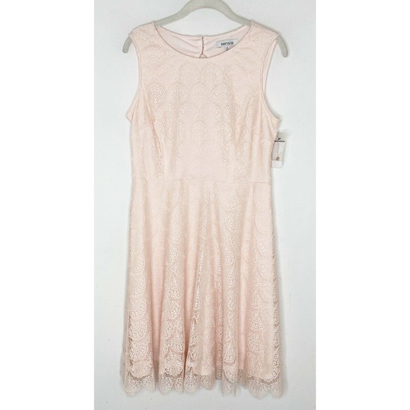 Kensie Floral Lace Skater A-Line Dress - Picture 2 of 7